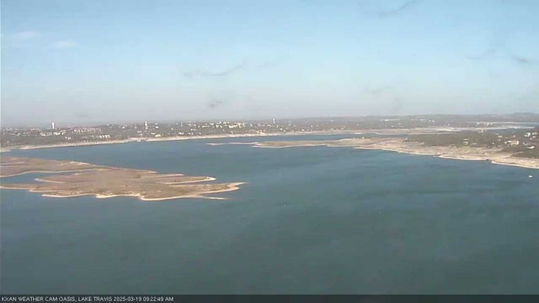Lake Travis webcam, March 19, 2025 9:25 AM CT