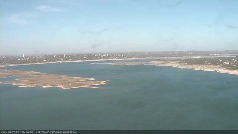 Lake Travis webcam, March 19, 2025 10:00 AM CT