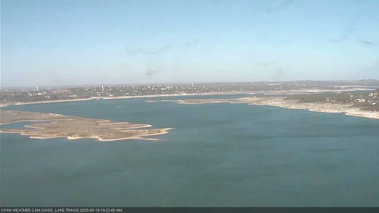 Lake Travis webcam, March 19, 2025 10:25 AM CT