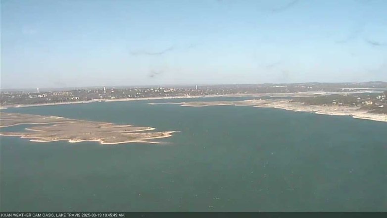 Lake Travis webcam, March 19, 2025 10:45 AM CT