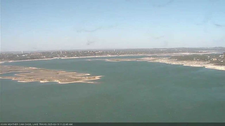 Lake Travis webcam, March 19, 2025 11:25 AM CT