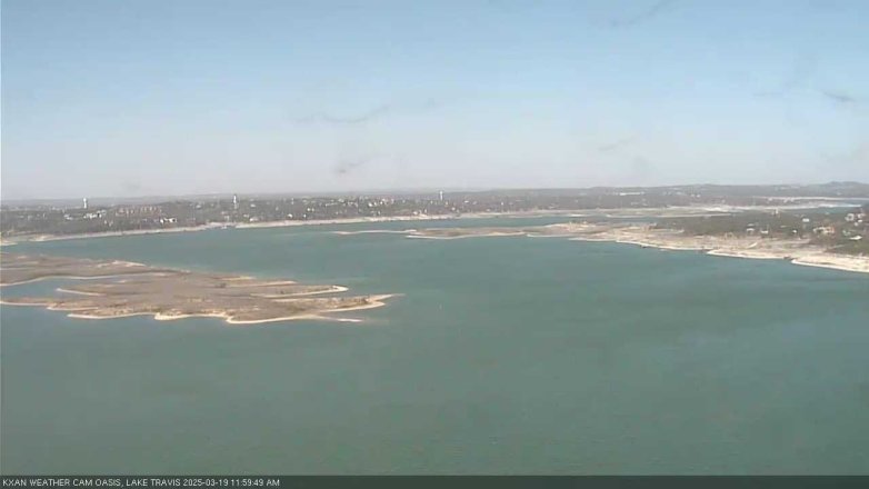 Lake Travis webcam, March 19, 2025 12:00 PM CT