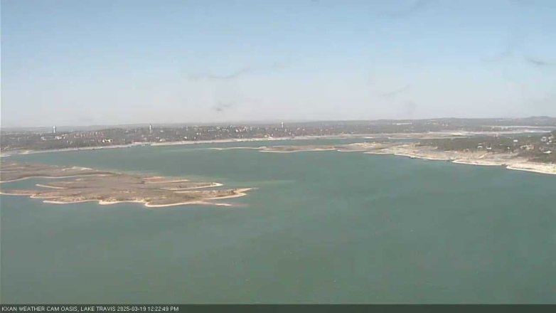 Lake Travis webcam, March 19, 2025 12:25 PM CT