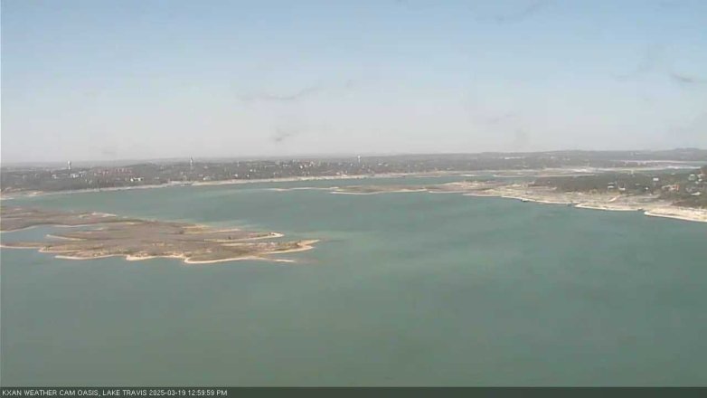 Lake Travis webcam, March 19, 2025 1:00 PM CT