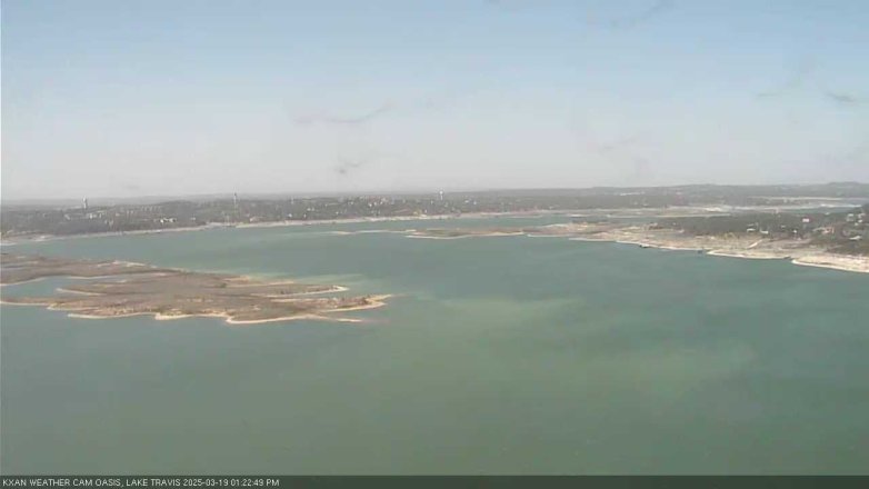 Lake Travis webcam, March 19, 2025 1:25 PM CT