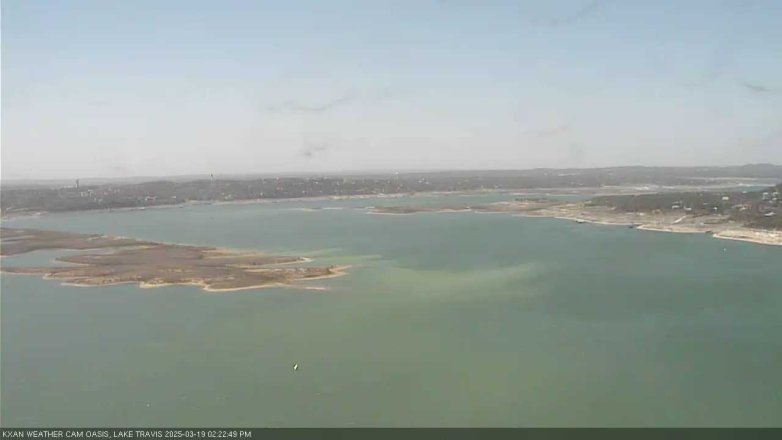 Lake Travis webcam, March 19, 2025 2:25 PM CT