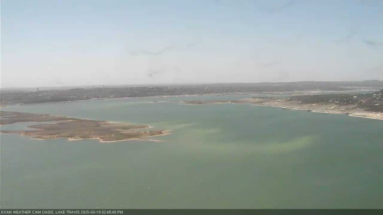 Lake Travis webcam, March 19, 2025 2:45 PM CT