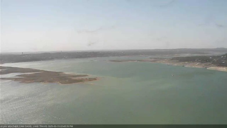Lake Travis webcam, March 19, 2025 3:45 PM CT
