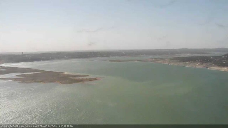 Lake Travis webcam, March 19, 2025 4:00 PM CT