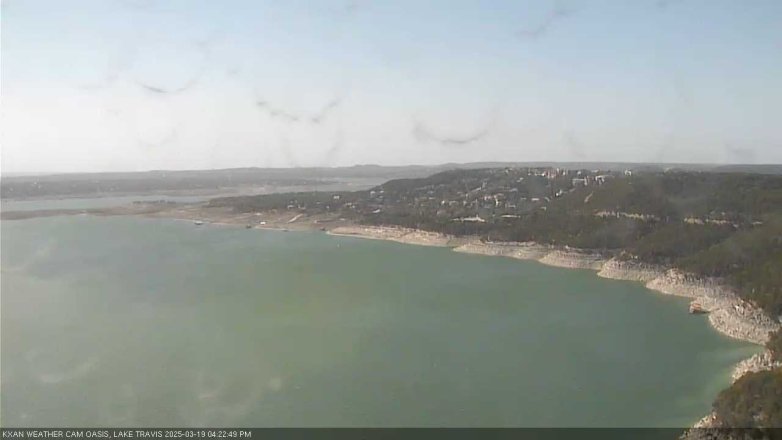 Lake Travis webcam, March 19, 2025 4:25 PM CT
