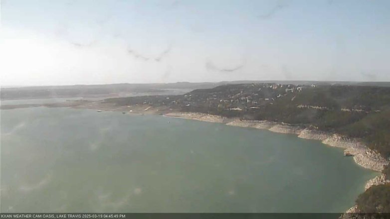 Lake Travis webcam, March 19, 2025 4:45 PM CT