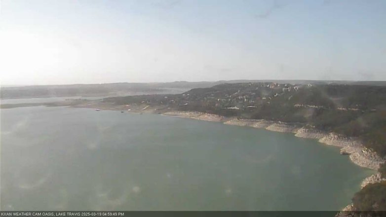 Lake Travis webcam, March 19, 2025 5:00 PM CT
