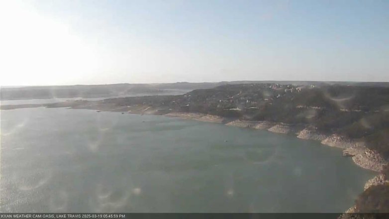 Lake Travis webcam, March 19, 2025 5:45 PM CT