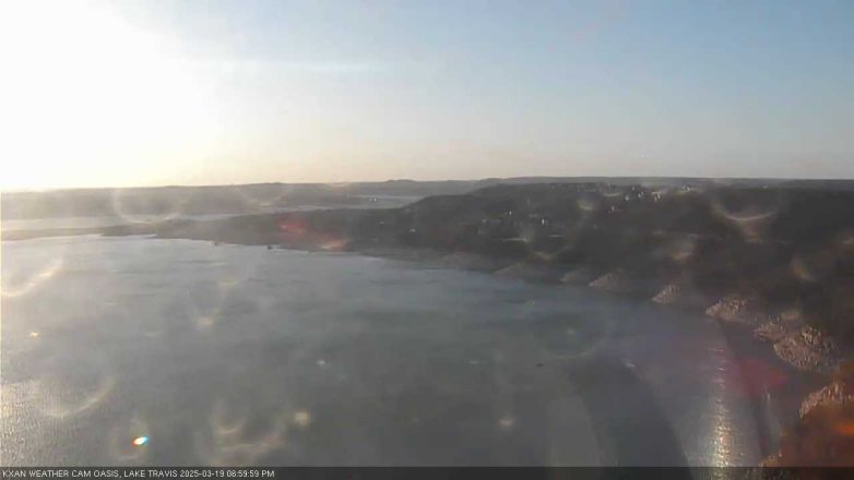 Lake Travis webcam, March 19, 2025 7:00 PM CT