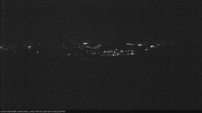 Lake Travis webcam, March 19, 2025 9:25 PM CT