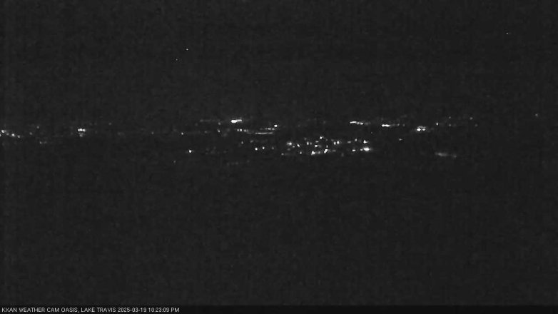 Lake Travis webcam, March 19, 2025 10:25 PM CT