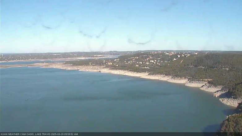 Lake Travis webcam, March 20, 2025 10:00 AM CT