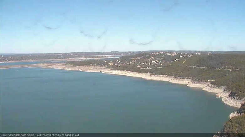 Lake Travis webcam, March 20, 2025 11:00 AM CT