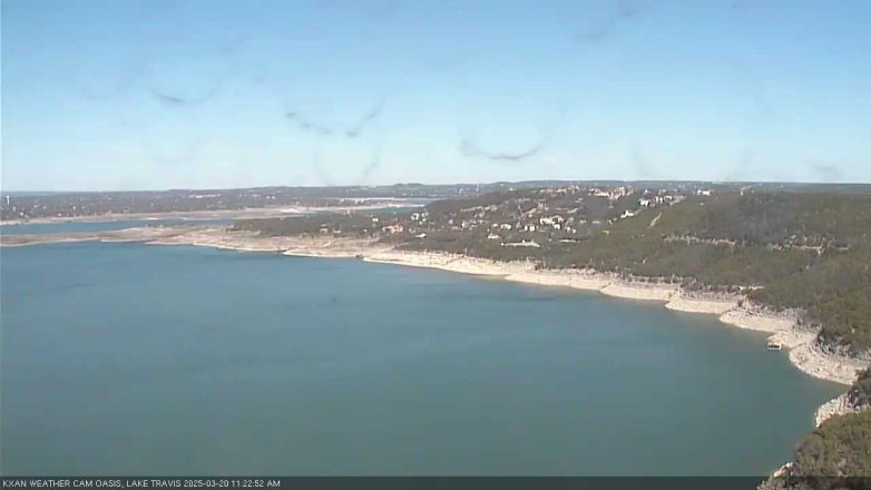 Lake Travis webcam, March 20, 2025 11:25 AM CT