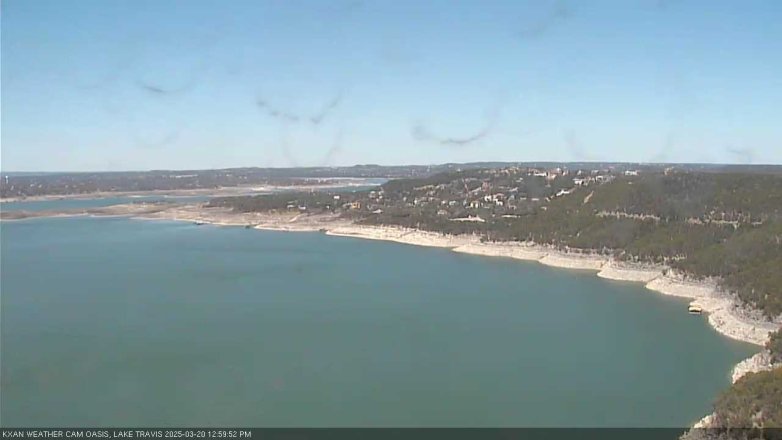 Lake Travis webcam, March 20, 2025 1:00 PM CT
