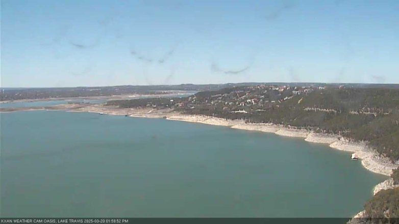 Lake Travis webcam, March 20, 2025 2:00 PM CT