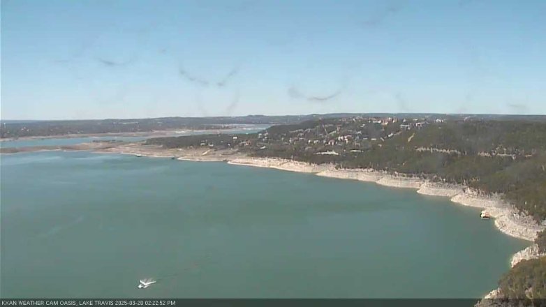 Lake Travis webcam, March 20, 2025 2:25 PM CT