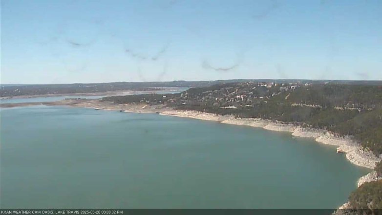 Lake Travis webcam, March 20, 2025 3:00 PM CT