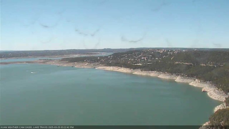 Lake Travis webcam, March 20, 2025 3:25 PM CT