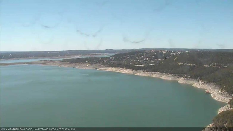 Lake Travis webcam, March 20, 2025 3:45 PM CT