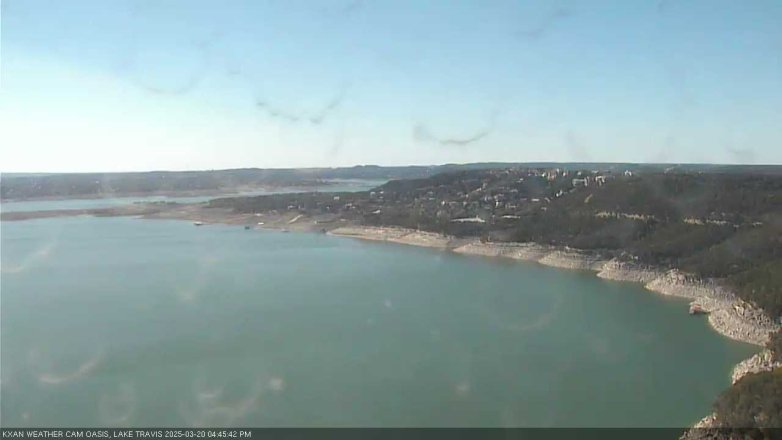 Lake Travis webcam, March 20, 2025 4:45 PM CT