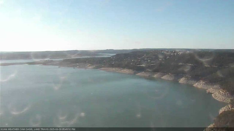 Lake Travis webcam, March 20, 2025 5:45 PM CT