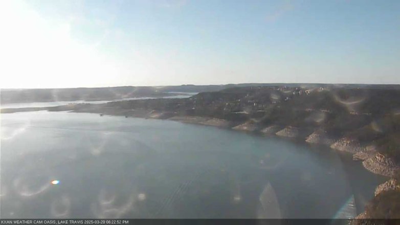 Lake Travis webcam, March 20, 2025 6:25 PM CT