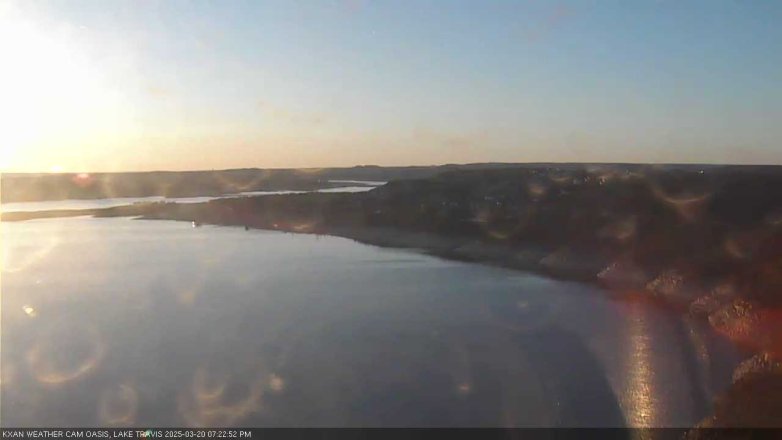 Lake Travis webcam, March 20, 2025 7:25 PM CT