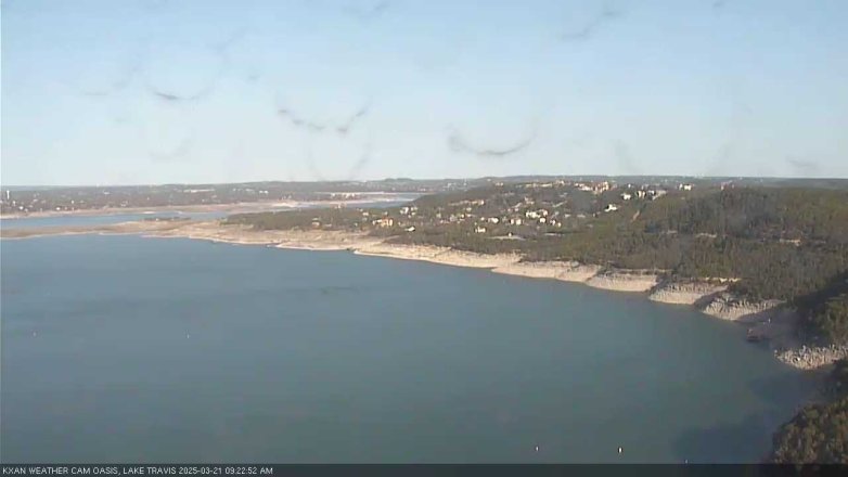 Lake Travis webcam, March 21, 2025 9:25 AM CT