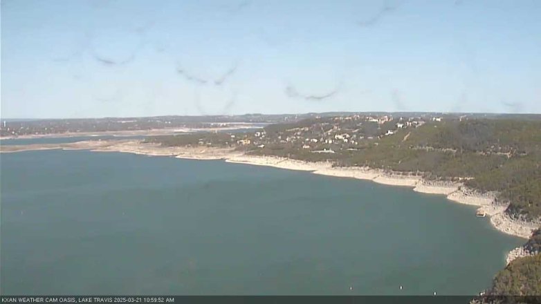 Lake Travis webcam, March 21, 2025 11:00 AM CT