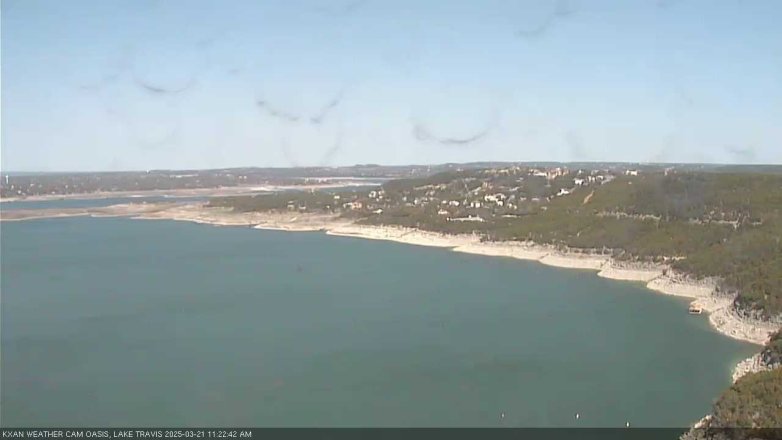 Lake Travis webcam, March 21, 2025 11:25 AM CT