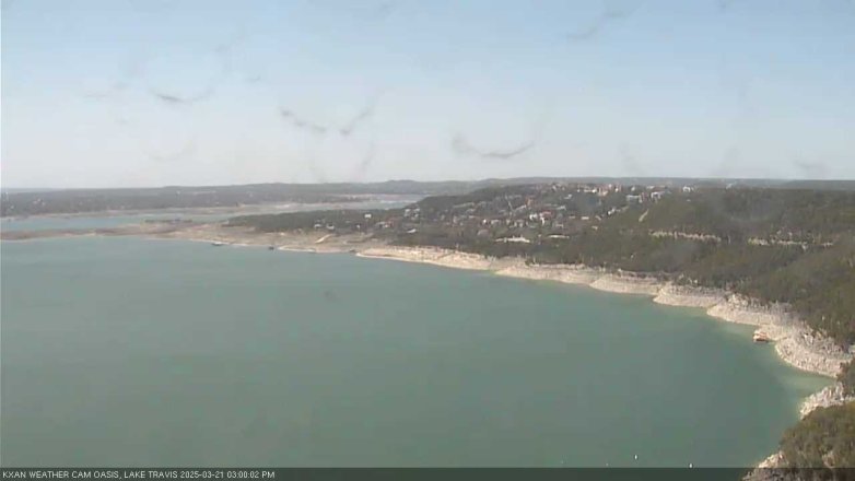 Lake Travis webcam, March 21, 2025 3:00 PM CT