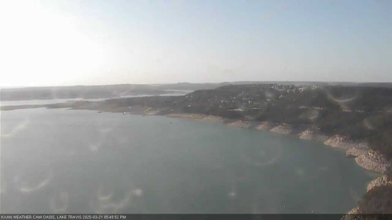 Lake Travis webcam, March 21, 2025 5:45 PM CT