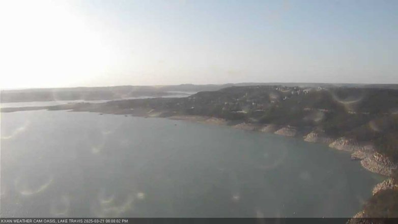Lake Travis webcam, March 21, 2025 6:00 PM CT