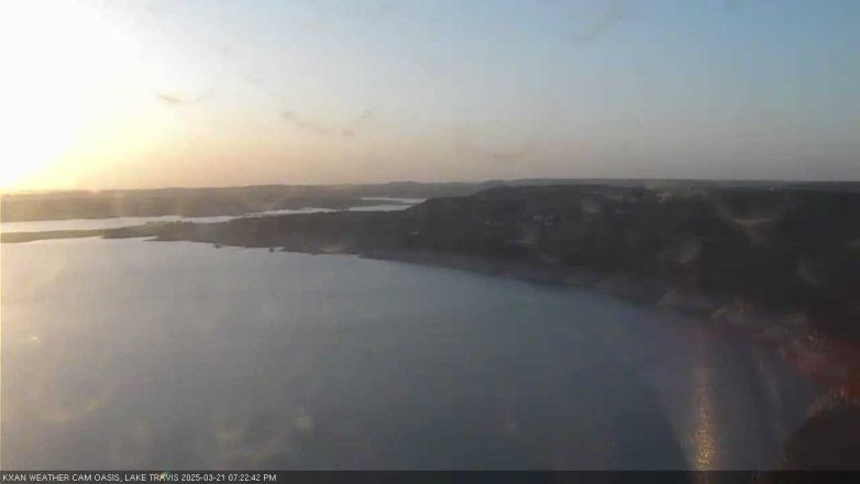 Lake Travis webcam, March 21, 2025 7:25 PM CT