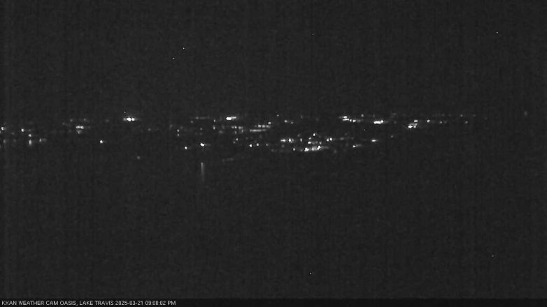 Lake Travis webcam, March 21, 2025 9:00 PM CT