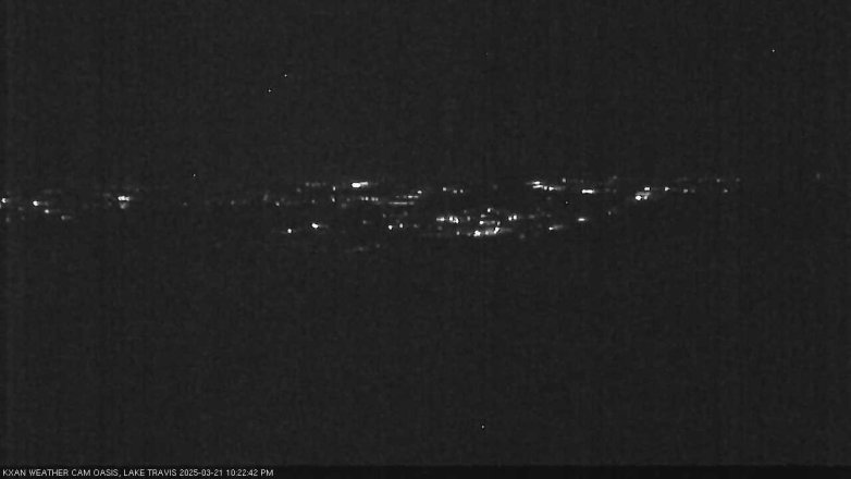 Lake Travis webcam, March 21, 2025 10:25 PM CT