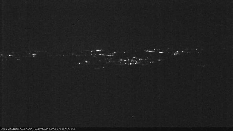 Lake Travis webcam, March 21, 2025 11:00 PM CT