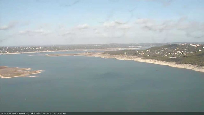 Lake Travis webcam, March 22, 2025 10:00 AM CT
