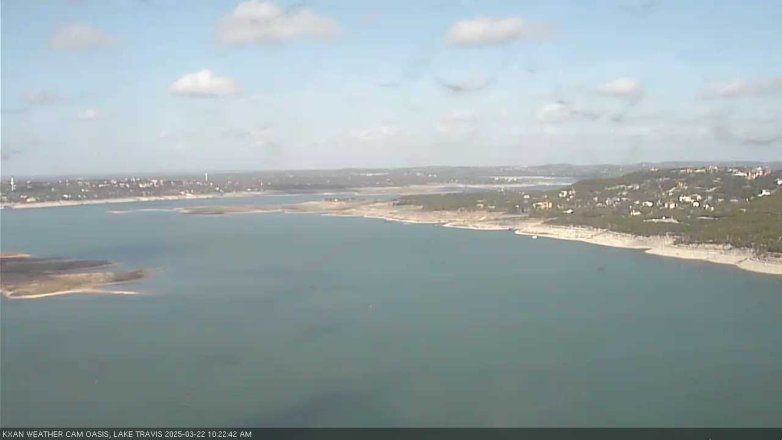 Lake Travis webcam, March 22, 2025 10:25 AM CT