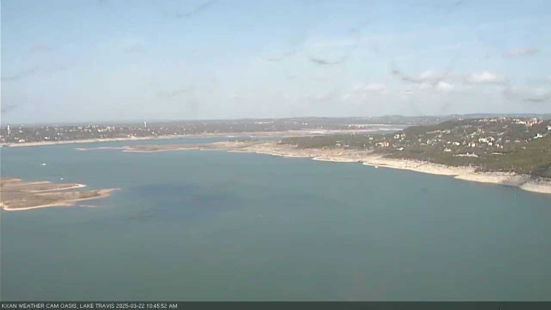 Lake Travis webcam, March 22, 2025 10:45 AM CT