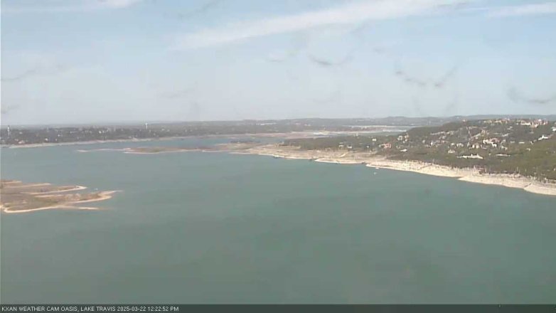 Lake Travis webcam, March 22, 2025 12:25 PM CT