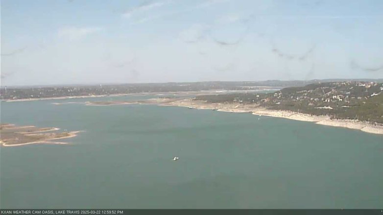Lake Travis webcam, March 22, 2025 1:00 PM CT