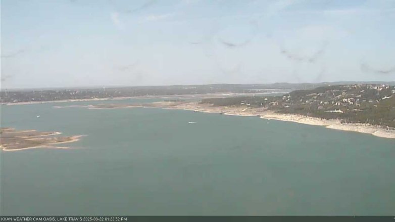 Lake Travis webcam, March 22, 2025 1:25 PM CT