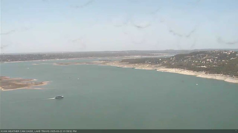 Lake Travis webcam, March 22, 2025 2:00 PM CT